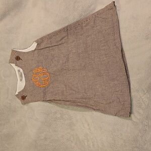 JLisandra Brown Gingham Dress